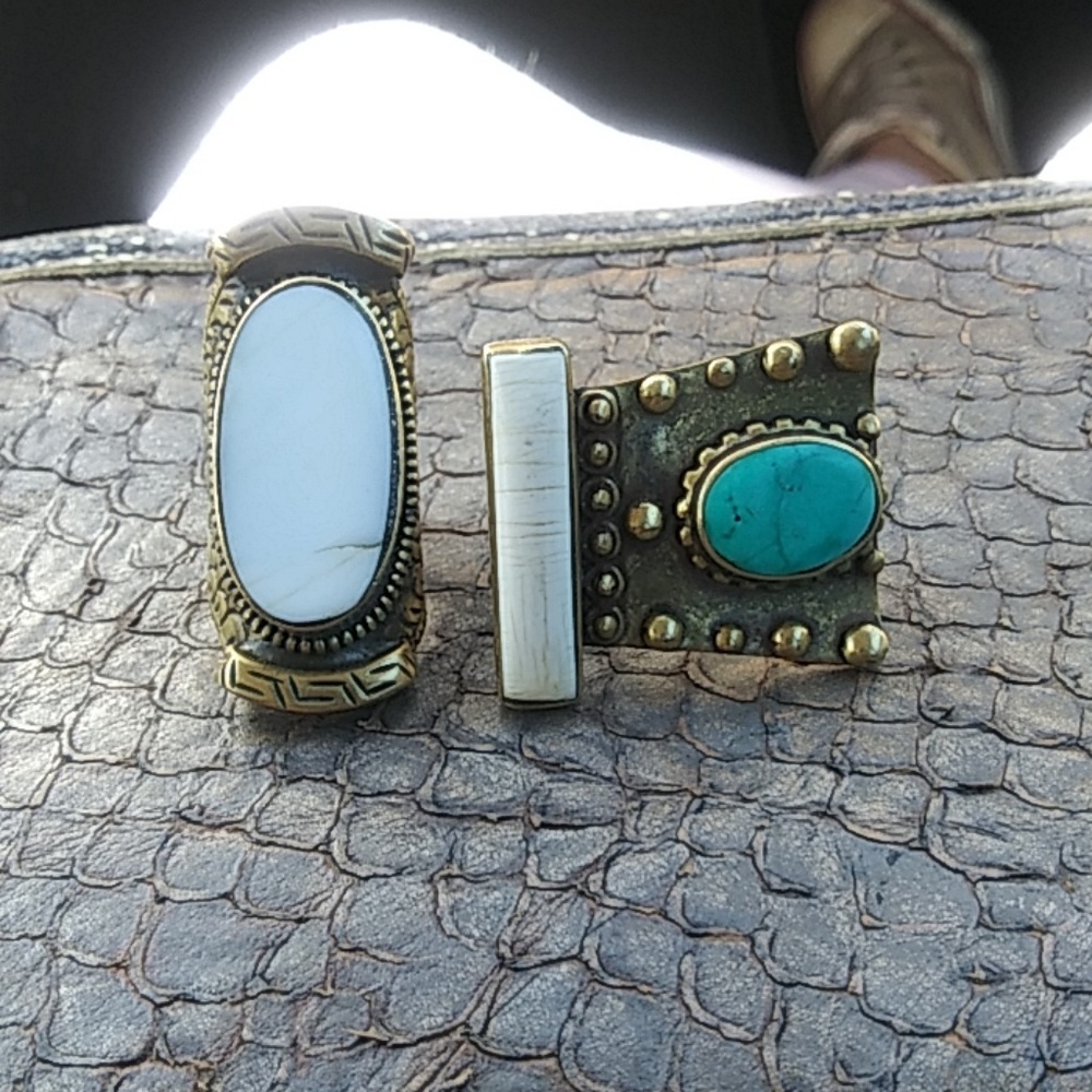 VINTAGE ADJUSTABLE RINGS - Picture 5 of 5